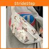 Trendy Nylon Bear Print Chest Bag For Casual Wear With Stylish Fresh Sweet Design