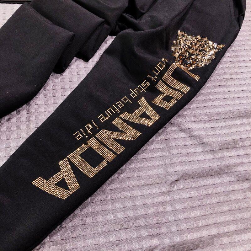 Retro Nische Übergröße Damen Sommer Zweiteiler mit kurzen Ärmeln und stilvollem Strass-Design