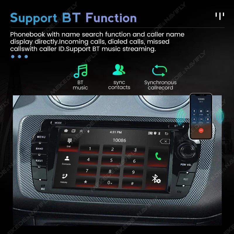 7inch Car Radio for Seat Ibiza 2009-2013 CarPlay Android Auto Multimedia Video Player GPS Navigation WIFI RDS FM Audio Head Unit