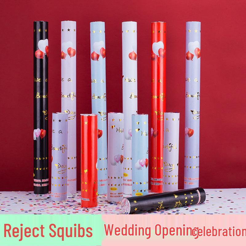 Handheld Confetti Cannon: Ideal for Birthdays, Weddings, and Celebrations