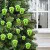 Christmas Tree Decoration Props Cute Green Plush Scene Layout Decoration Pendant Holiday Party Decoration