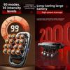 8/16/22-Head Fascia Massager High-Frequency Vibration Handheld Muscle Massage Machine  Full Body