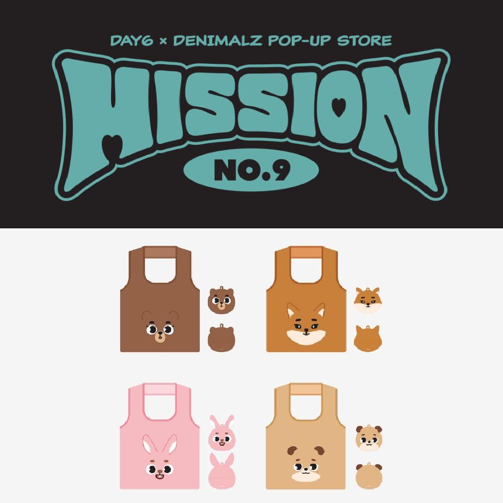 

Предварительный заказ DAY6 x DENIMALZ POP-UP Store MISSION No.9 Многоразовая сумка