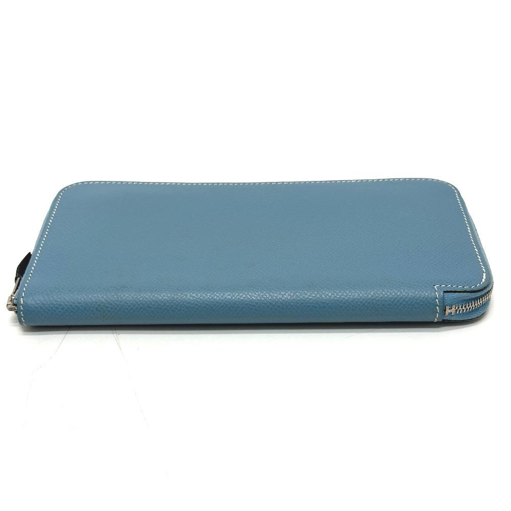 HERMES Asap Long Classic Round Wallet Long Wallet Long Wallet Epsom Blue gene