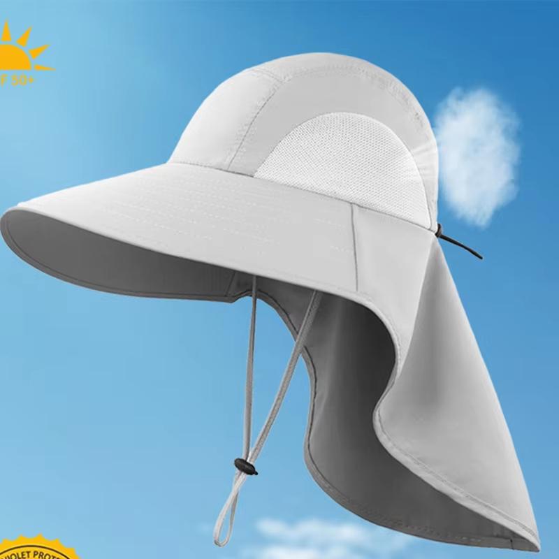 Pălărie cu Protecție UV și Bor Lat cu Protecție pentru Gât pentru Bărbați Femei Reglabilă Pălărie Safari Sport de Vară în Aer Liber Pălărie pentru Drumeții Pescuit