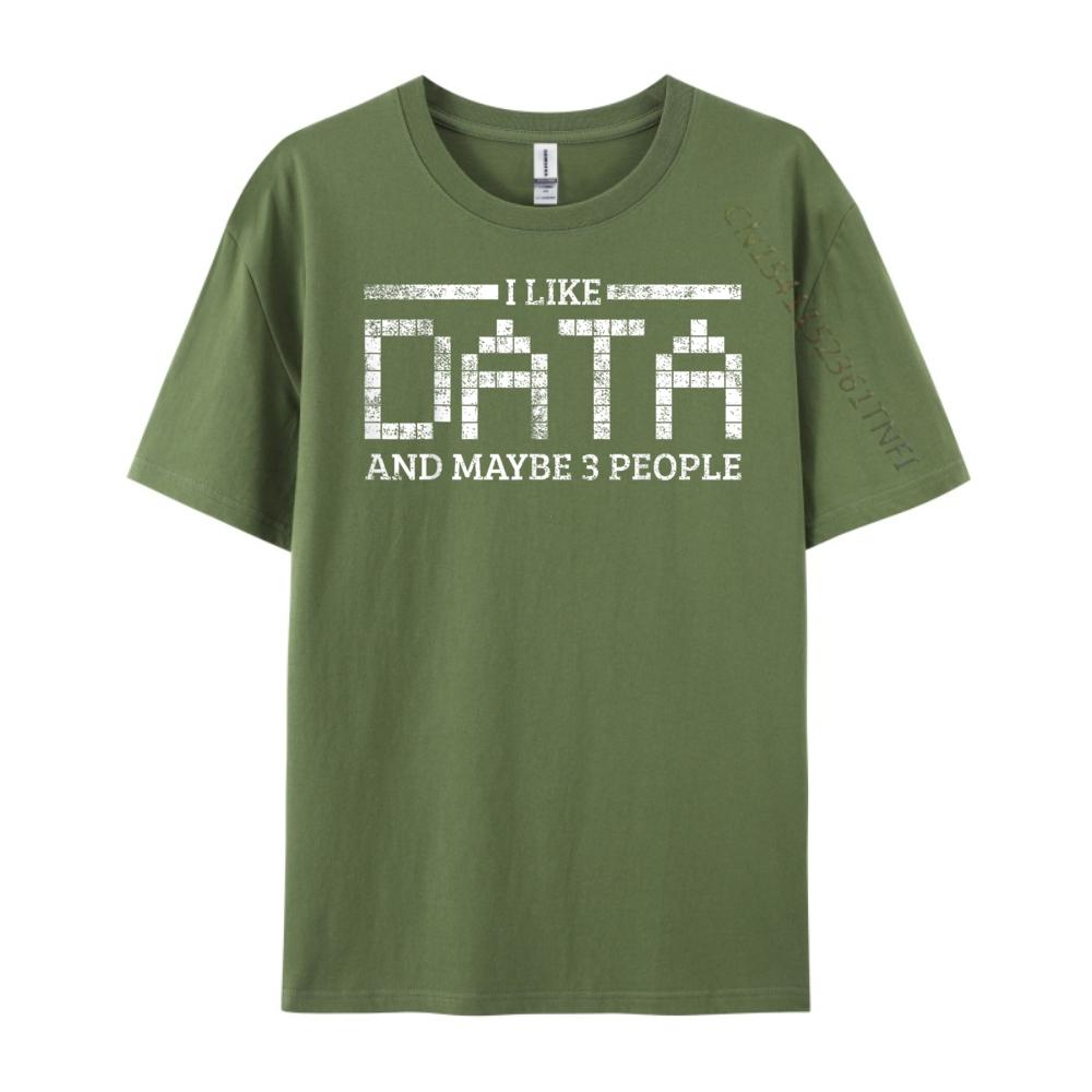 Data Computer Science Software Developer Funny T Shirts Clothes Printing Camisetas De Hombre Mens Clothing
