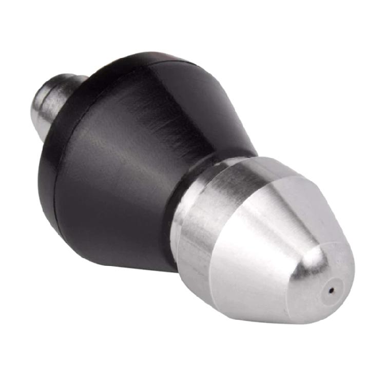 1/4'' Quick Insertion Pipe Dredging Cleaning Nozzle Front 1 Rear 6 Nozzle Washer