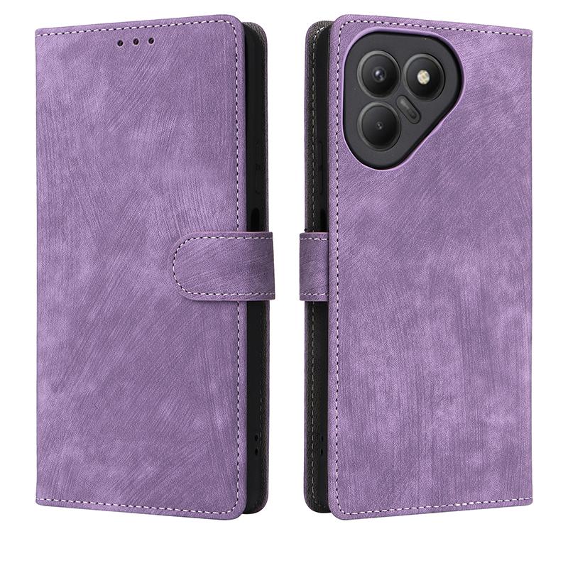 Flip Cases for Tecno Pova 7 PU Leather Full-Body Protection With [RFID Blocking] Shockproof Durable Retro Phone Case