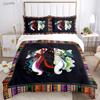Fashion Ethnic Frame Horse Duvet Cover Comforter Bedding set Soft Quilt Cover and Pillowcases for Teens Single/Double/Queen/King