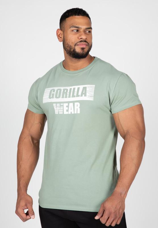 Black gym sports t-shirt with skull Strong Barbell S