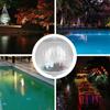 Outdoor Solar Led Floating Light Garden Pond Pool Lamp Rotating Rgb Color Changing Light For Indoor