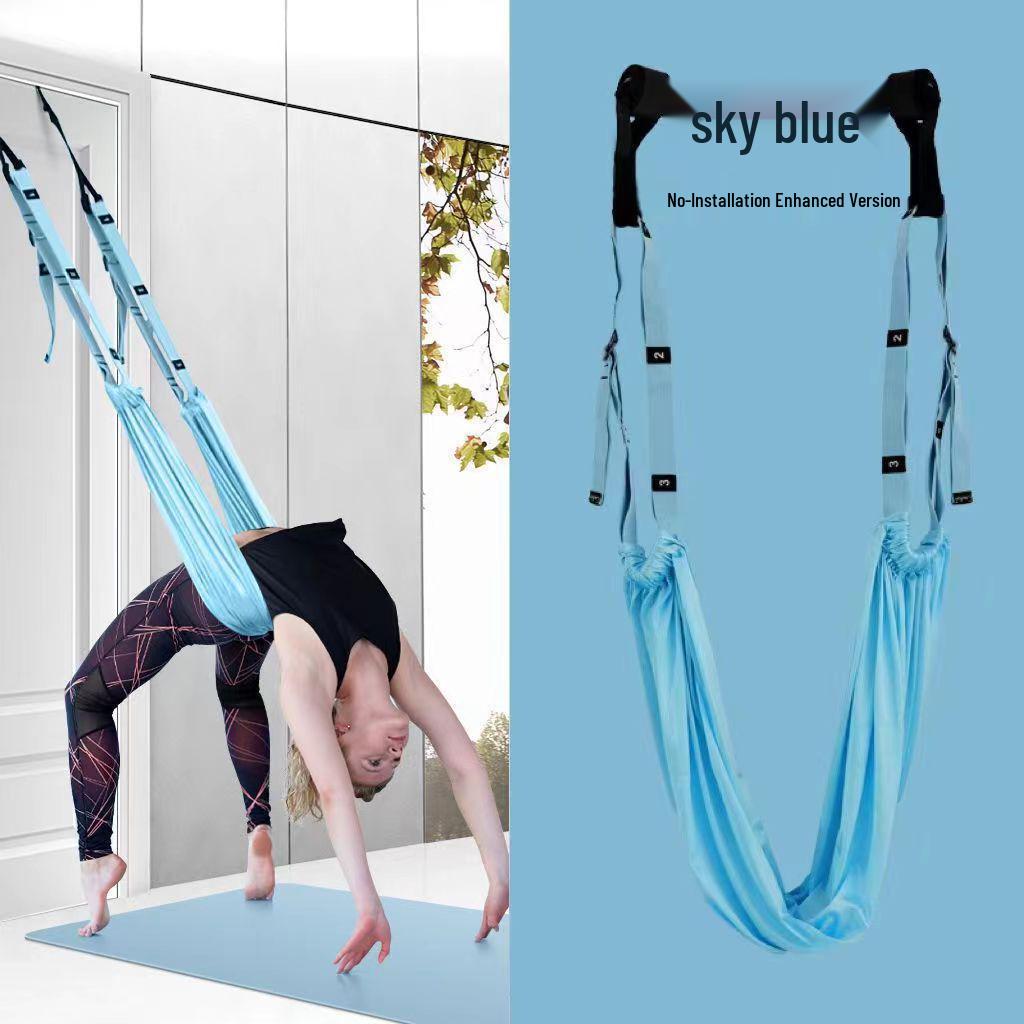 Aerial Yoga Rope Hammock for Lumbar Extensions & Handstands