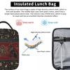 Egyptian God Ancient Egypt Bastet Cat Insulated Lunch Bag for Kids Cooler Thermal Food Box Tote Portable Lunch Boxes Container