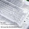 V99 Transparent RGB Wired Mechanical Keyboard
