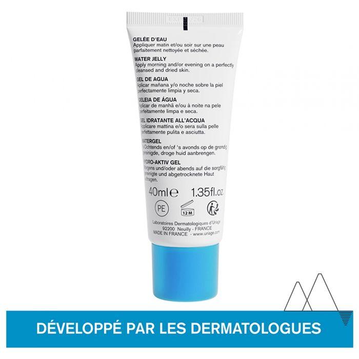 Soin - URIAGE - Gelée d'Eau - 40ml - Hydratation profonde - Peaux normales à mixtes - Sans parabène