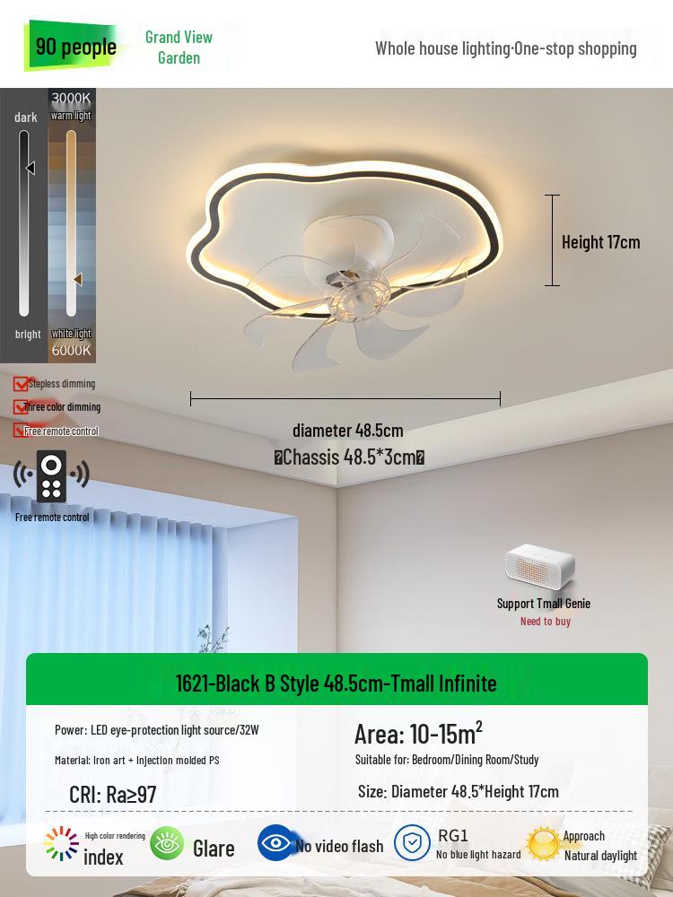Cloud Lamp for Children's Room - Nordic Ceiling Fan Lamp