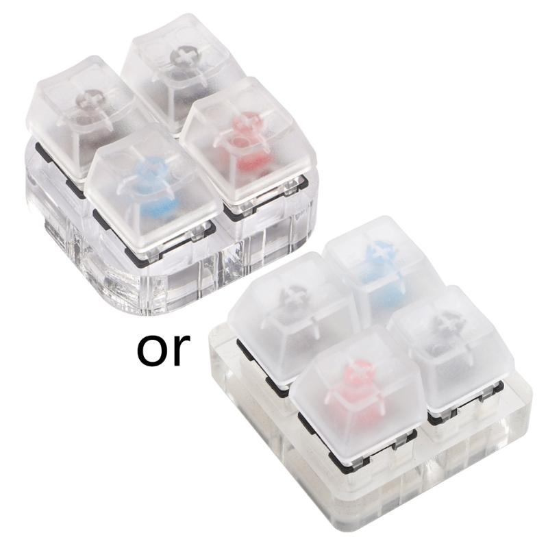 MX Switch Mechanical Switch Keychain For Keyboard Switches Tester Kit Without LED Light Toys Stress Relief Gifts