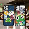 Keroro Frog Cool Gunsou Sergeant PC+TPU Phone Case For IPhone 17 16 15 14 PRO MAX 11 12 13 PLUS MINI Cover