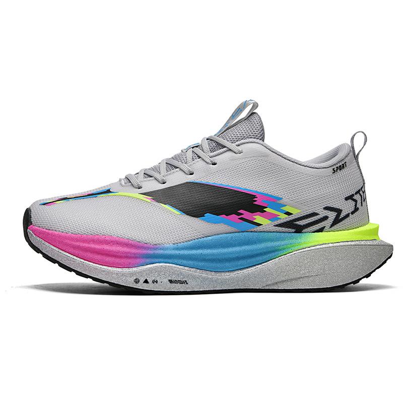 Feidian ultraleicht echte Explosions-Carbonplatte Dämpfung Sports Outdoor hoch elastisch bequem Laufschuhe Rennlaufschuhe