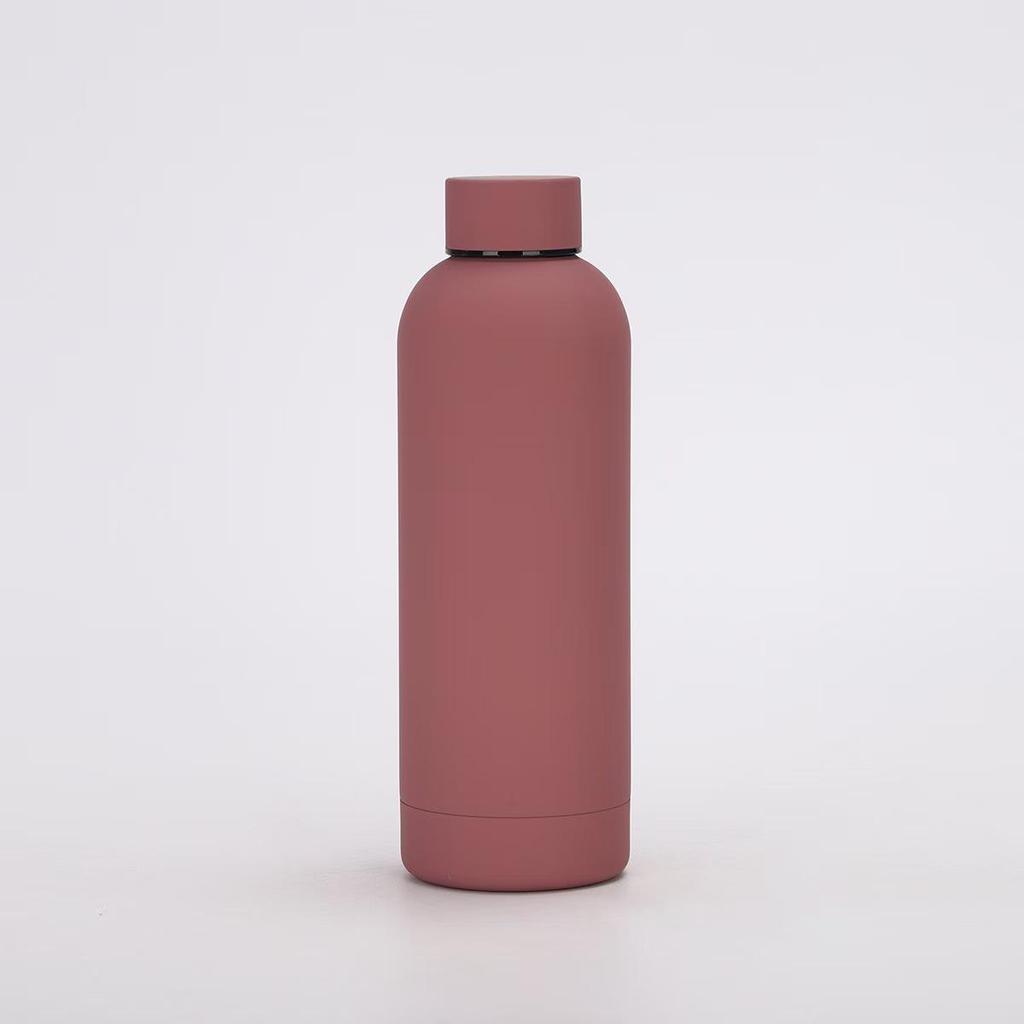 Sport-Thermosflasche aus mattiertem Edelstahl - Großes Fassungsvermögen, Güteklasse 304.