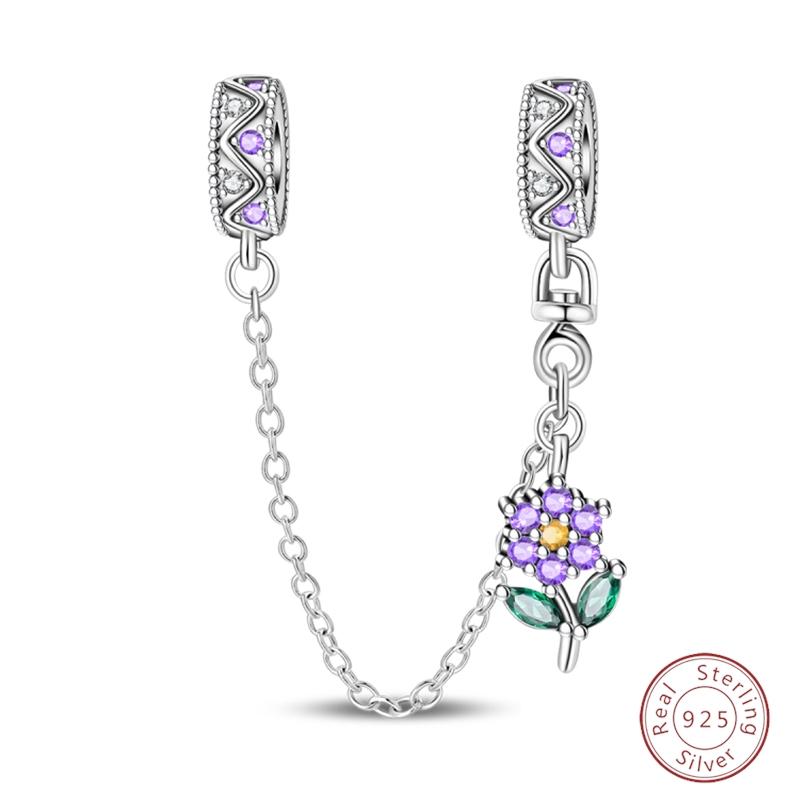 Sweety Copper Cake Poodle Crown Flowers Lover Luminous Charms Beads Fit 3Mm Bracelets Diy Fine Jewelry Making