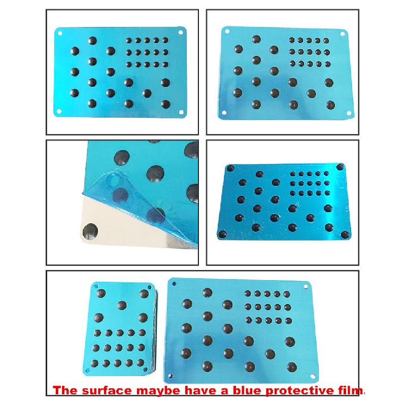 

Universal Aluminium Sheet Auto Car Antiskid Floor Mats Carpet Pad Foot Mat Diy