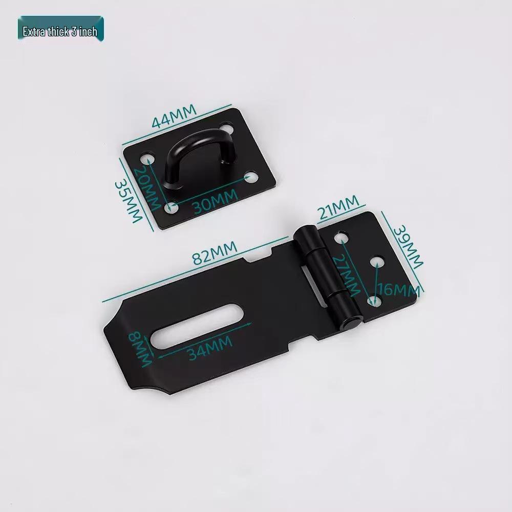 Heavy-Duty Stainless Steel Padlock Hasp for Anti-Theft Security