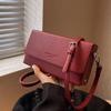 Damska torba crossbody na jedno ramię wysokiej jakości czerwone torby dla osób dojeżdżających do pracy mała kwadratowa torebka pop wszechstronna retro modna nowa