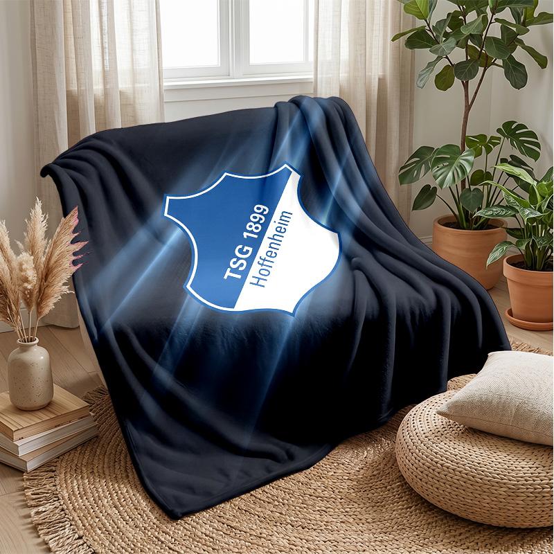 TSG Hoffenheim FC Soft Flannel Fleece Blanket Lightweight Cozy Warm Throw Blanket For Sofa Bed Home Decor
