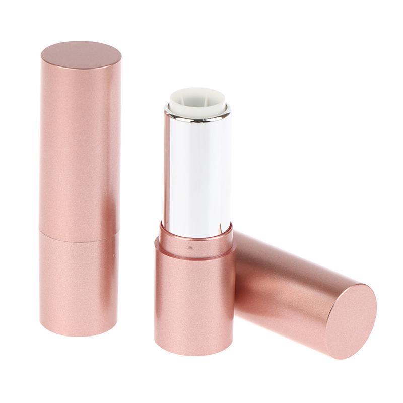 3.5Ml Refillable Lipstick Tube With Cap Matte Rose Lip Balm Container Empty Diy Cosmetic Ointment Containers Travel Bottle