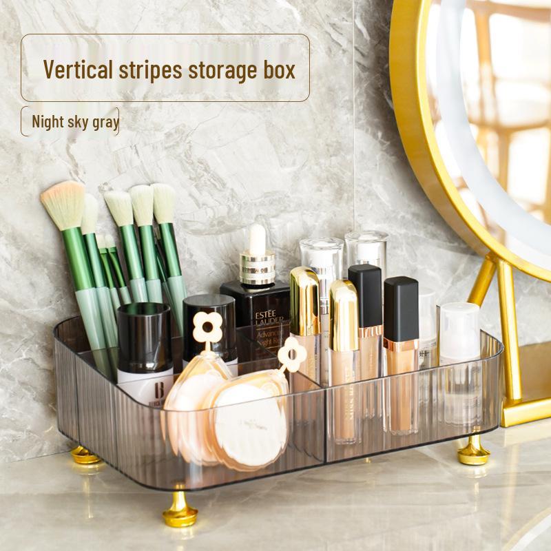 

Luxury Cosmetic Storage Box with Large Capacity and Compartments for Skincare and Lipstick