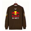 Men Women Thicken Autumn and Winter F1 Red Bull Racing Print Crewneck Sweatshirt Casual Loose Long Sleeve Pullover Sport Streetwear