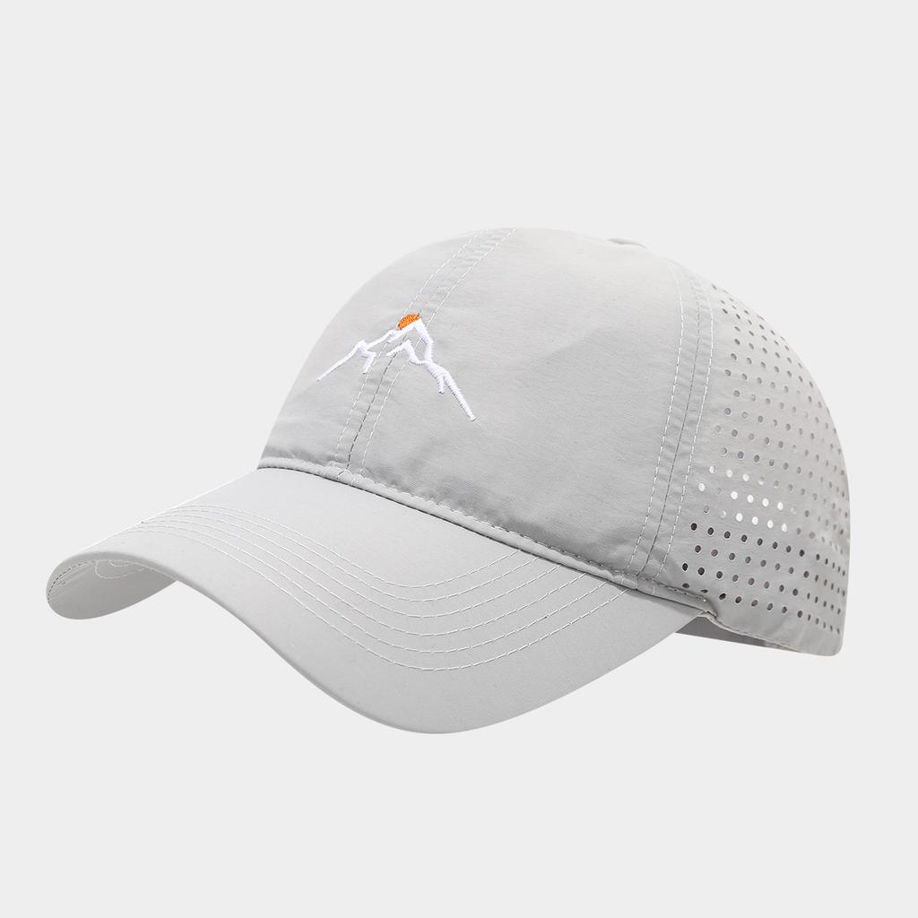 Simple and fashionable mesh breathable quick-drying baseball cap men's and women's casual light cap outdoor sports visor tide