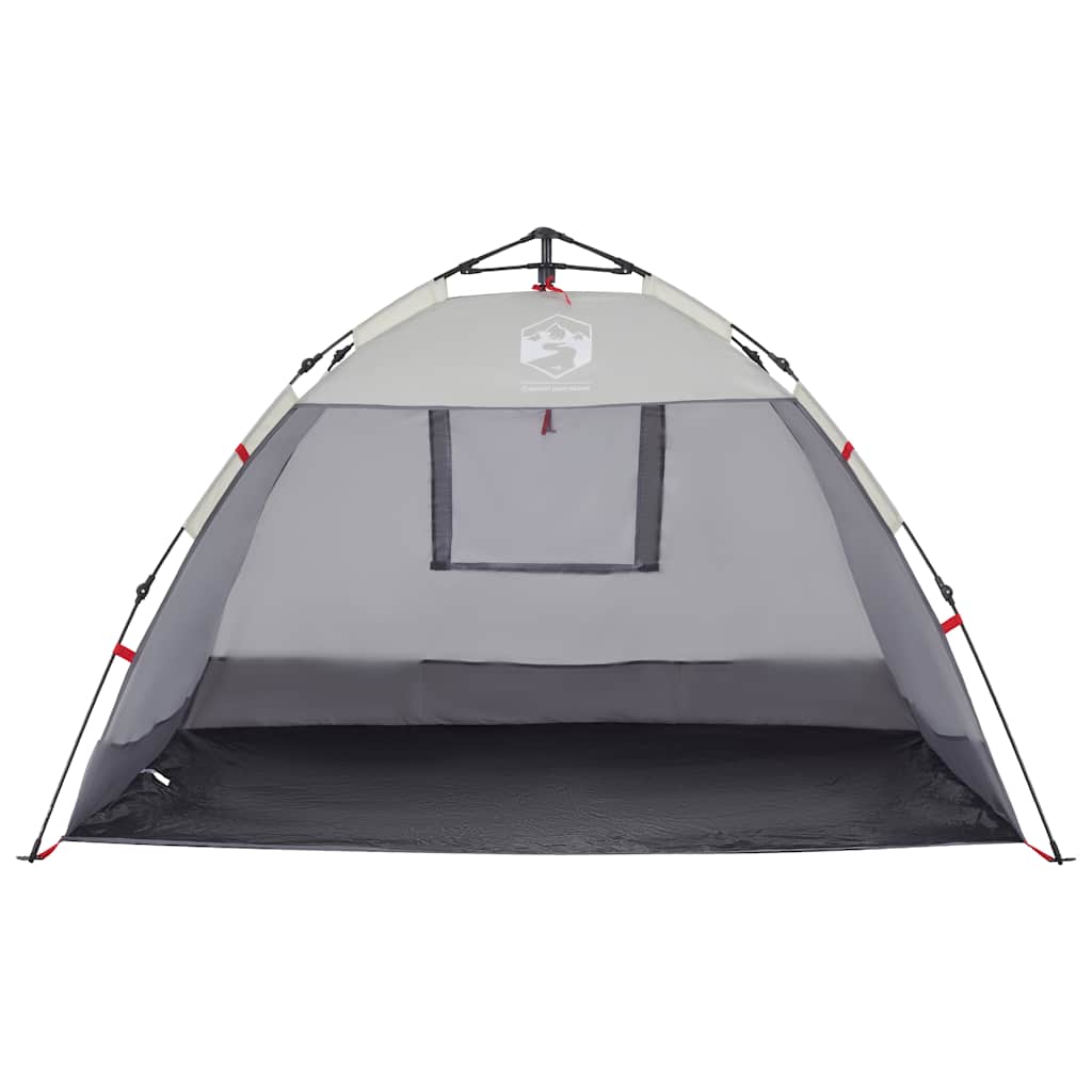 Vidaxl Beach Tent, 2-Person, Grey, Waterproof