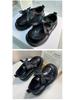 Chic Plaid Bow Korean Loafers for Girls: Stylish Princess Leather Shoes