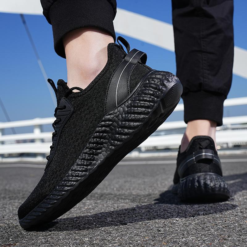 39-48 Black Casual Sports Shoes Casual Men's Shoes Lightweight Soft Bottom Casual Running Shoes