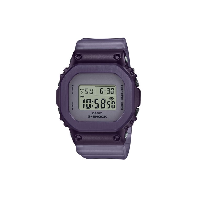

Casio All Metal Series Square Dial Digital Watch Women watches Purple GM-S5600MF-6PR Regular Watch Box,Misty Purple