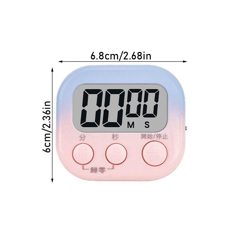 Electronic Kitchen Cooking Baking Timer Kids Time Manager Alarm Clock Magnetic Lcd Digital Count Down Up Study Stopwatch