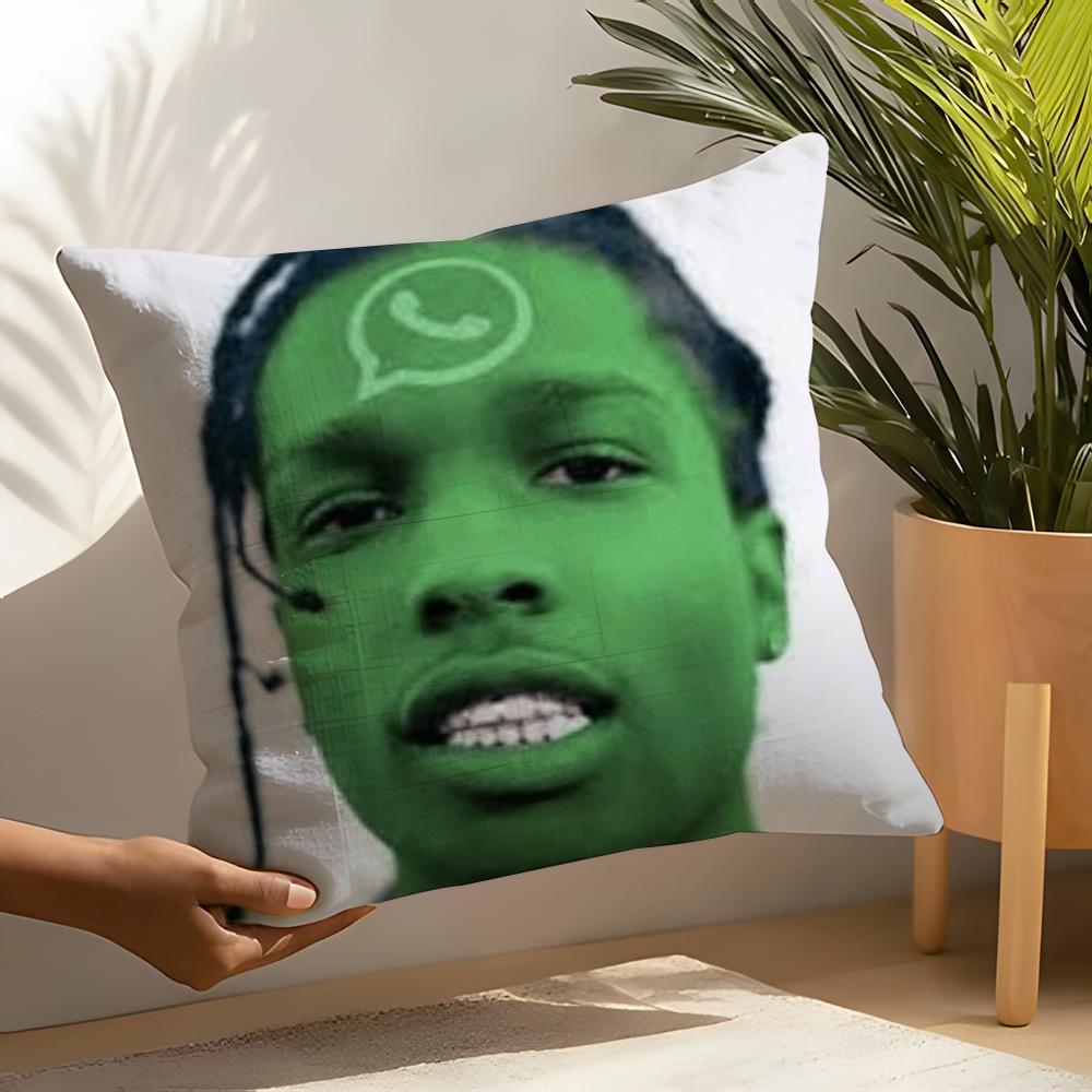 Funny rocky meme Flacko Pillow Case Home Living Room Decoration Linen Pillow Cases Cushion Cover