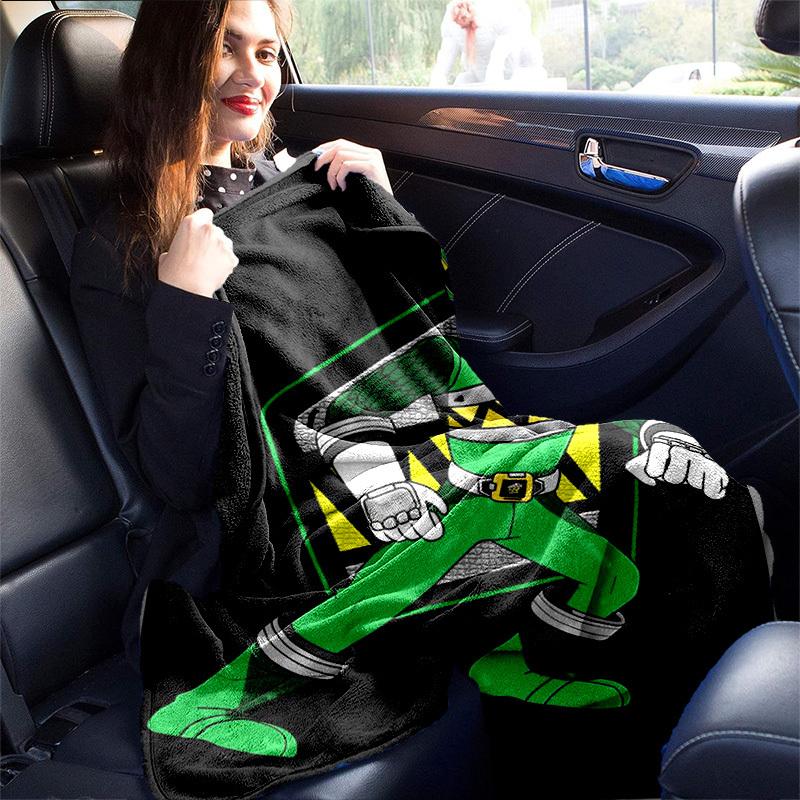 1pcPower Rangers Green Ranger Blanket - Soft Comfortable, Suitable for All Seasons, Perfect Gift for Home BlanketA043043m