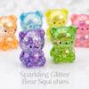 Mini Glitter Beer Squishy Stressverlichtend Speelgoed Zacht Knijp Fidget Speelgoed Kawaii hi Beer Langzaam Rijzend Sensorisch Speelgoed voor Feestartikelen