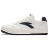 First Year Textile, Synthetic Leather Height Increasing Low Top Skateboard Shoes Men's White Black 912628068F-4