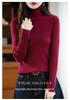 Women's Slim Fit High Collar Sweater - Warm, Versatile Base Layer for Autumn/Winter