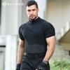Hanye Camouflage Training Suit Breathable Wear-resistant Frog Short-sleeved Top