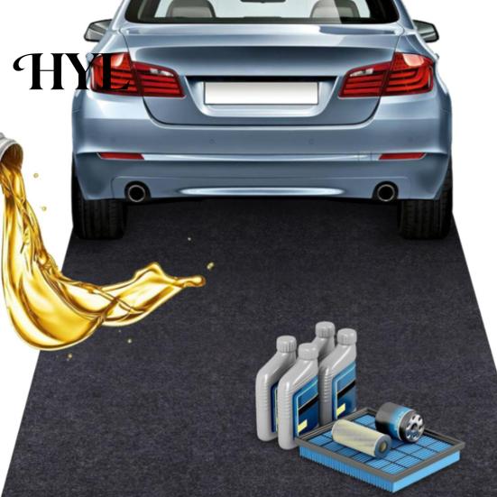 Versatile Garage Floor Covering Mat for under Car Non-Slip Oil Spill Absorbent High-quality Felt with Rubber Backing Maintenance Storage Waterproof