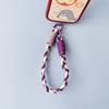 Dopamine Color Braided Three-strand Twist Short Rope Mobile Phone Lanyard Water Cup Keychain Universal Portable