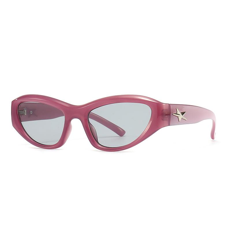 

2025 New Cat Eye Sunglasses Women Fashion Vintage Female Shades Designer Luxury Sun Glasses UV400 Eyewear Oculos Gafas De Sol as picture розовый