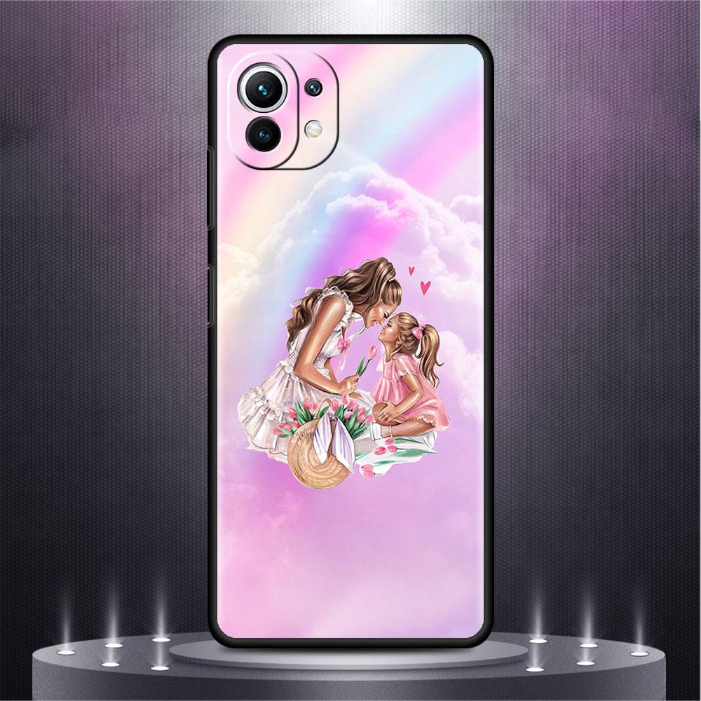 

Чехол для Xiaomi Mi Poco X3 NFC M4 F3 C40 11 11T 10T Pro 12 9T 9 10 Lite, мягкий чехол для телефона, супер мама, милый ребенок Xiaomi Mi 9