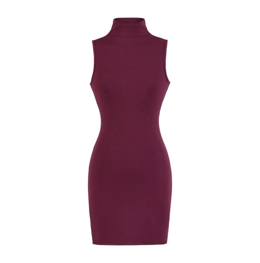 Trendy High-Waisted Sleeveless Dress: Elastic Waist, Elegant, Hip-Hugging Skirt - Early Spring 2026 Style for Women