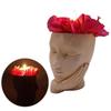 Girl Plant Flower Pot Mould Face Holding Girl Silicone Mold Succulent Planter Epoxy Resin Mold Garden Figurines Outdoor